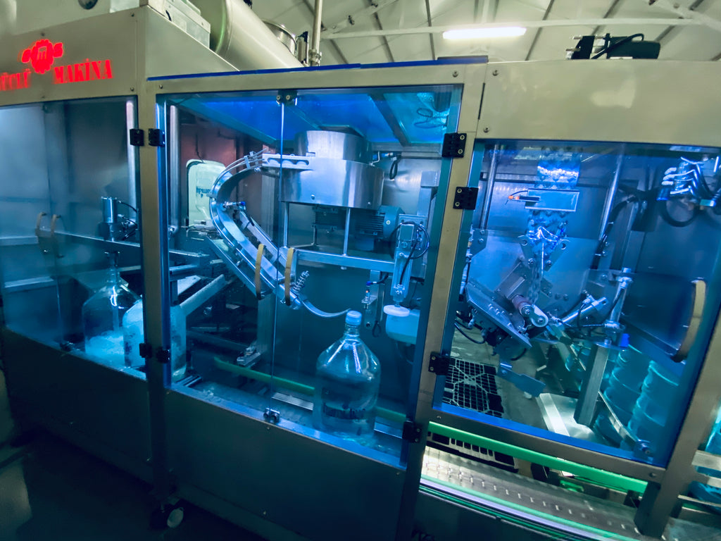 GL-1200 | 1200 bph Glass Gallon Filling Line (15L)